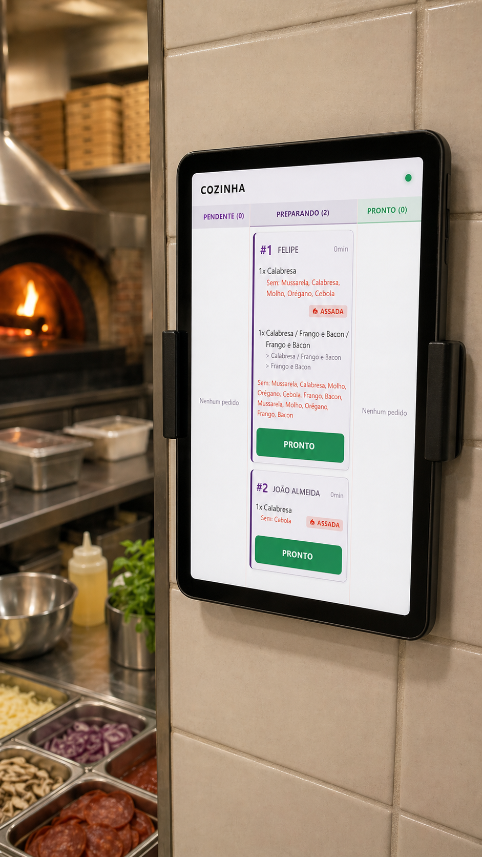 Tablet da cozinha BoxEats
